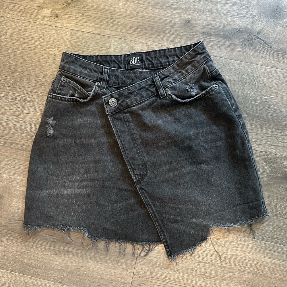 BDG/ urban outfitters asymmetrical jean skirt
